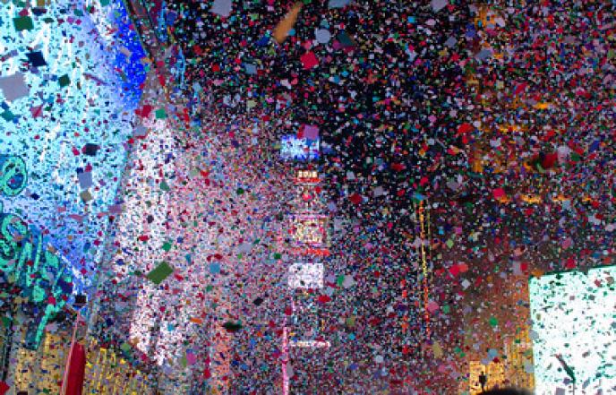 times square nouvel an