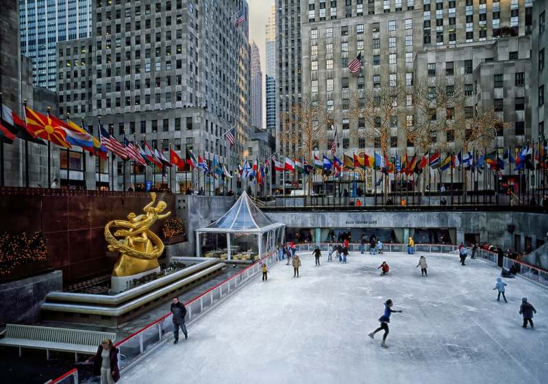Patinoire du Rockefeller Center Patinoire du Rockefeller Center